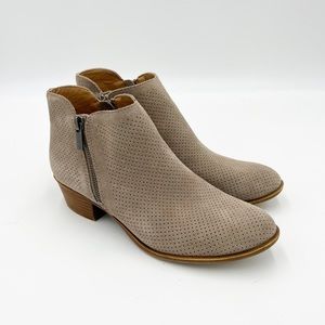 Lucky Brand Tan Ankle Boots
